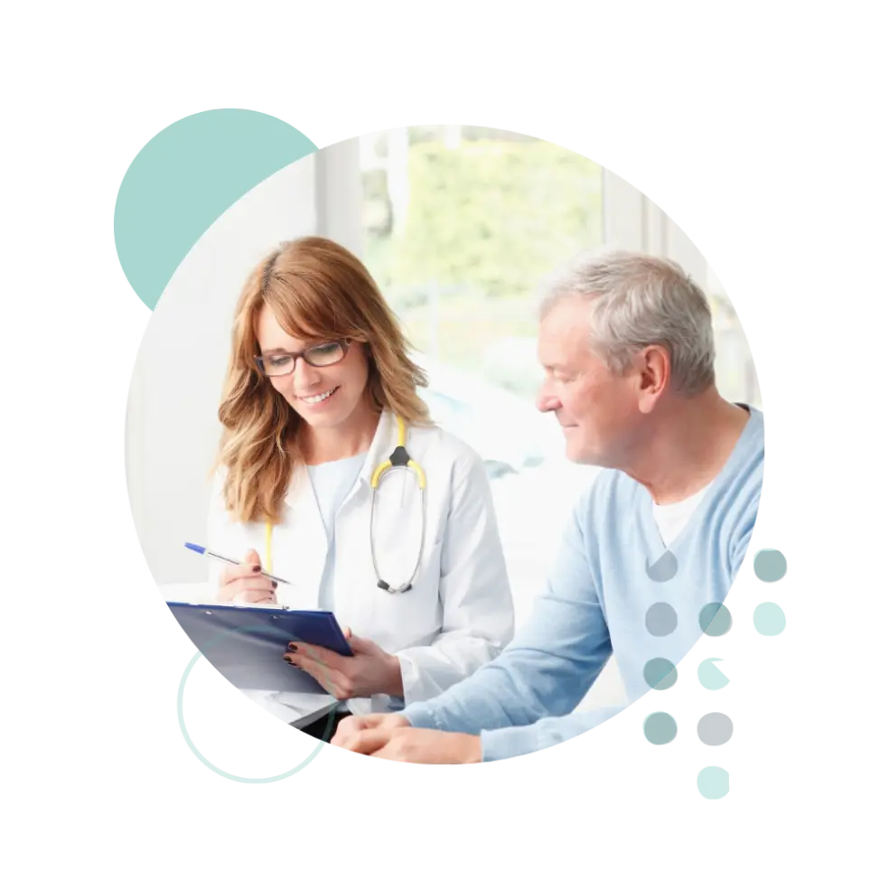 Doctor examining patient 1