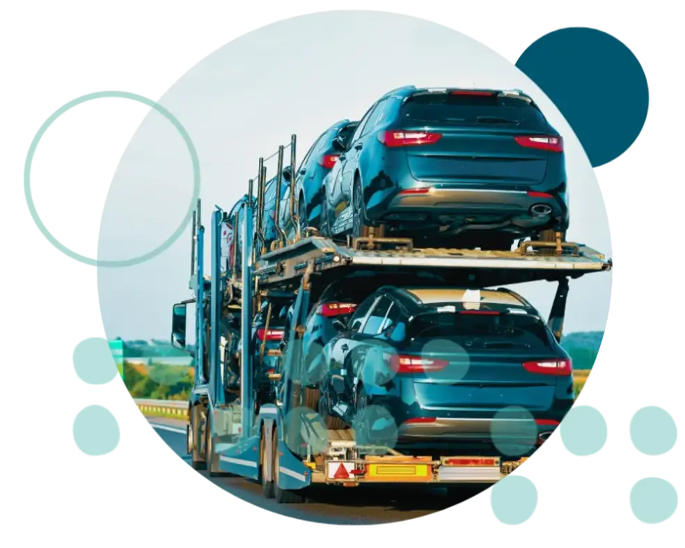 Transportation and logistics web composite 1000x800px 1